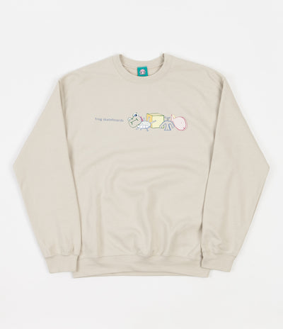 Frog Block Masters Crewneck Sweatshirt - Oatmeal