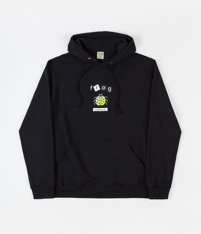 Frog Lady Bug Hoodie - Black
