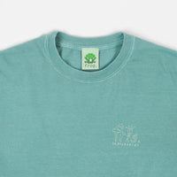 Frog Man Logo Pigment Dyed Long Sleeve T-Shirt - Grass Green thumbnail