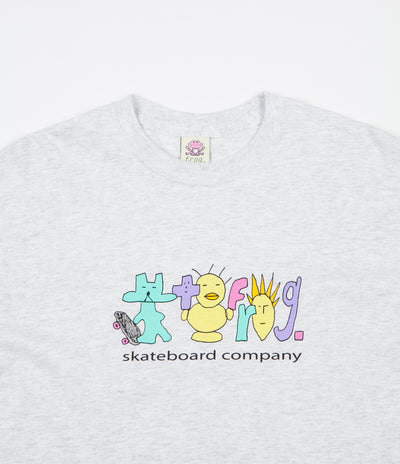 Frog SK8R Punk Logo Long Sleeve T-Shirt - Ash