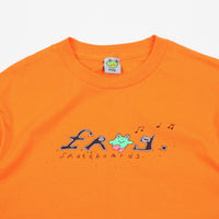 Frog Skateboards Happy Dirty Frog T-Shirt - Orange thumbnail