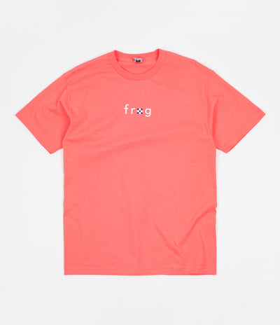 Frog Skateboards Please Don't Quit T-Shirt - Coral