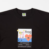 Frog Strapped In T-Shirt - Black thumbnail