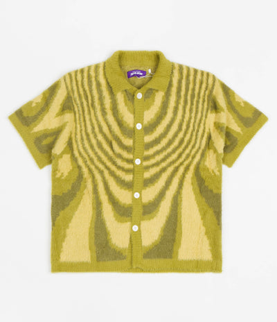 Fucking Awesome Acid Hairy Knitted Club Shirt - Moss