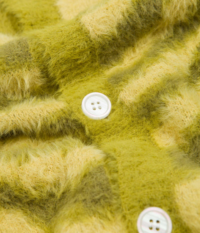 Fucking Awesome Acid Hairy Knitted Club Shirt - Moss