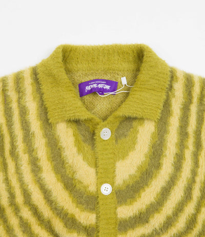 Fucking Awesome Acid Hairy Knitted Club Shirt - Moss