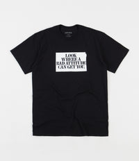 Fucking Awesome Bad Attitude T-Shirt - Black