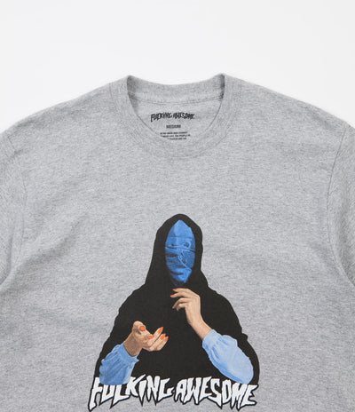 Fucking Awesome Blue Veil T-Shirt - Medium Grey