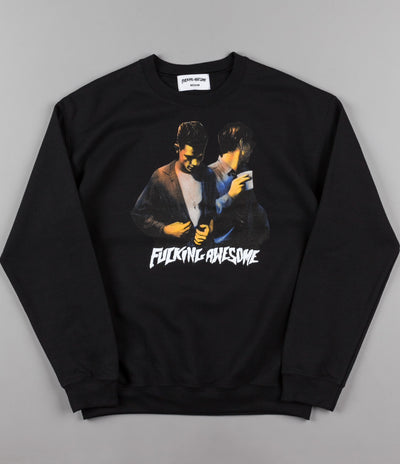 Fucking Awesome Brothers Crewneck Sweatshirt - Black
