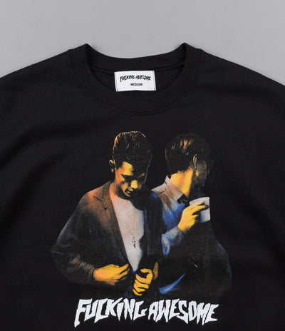 Fucking Awesome Brothers Crewneck Sweatshirt - Black