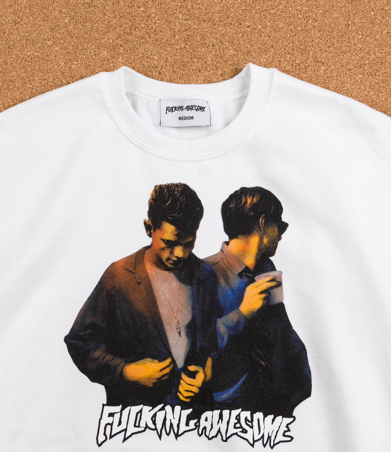Fucking Awesome Brothers Crewneck Sweatshirt - White | Flatspot