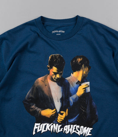 Fucking Awesome Brothers T-Shirt - Harbor Blue