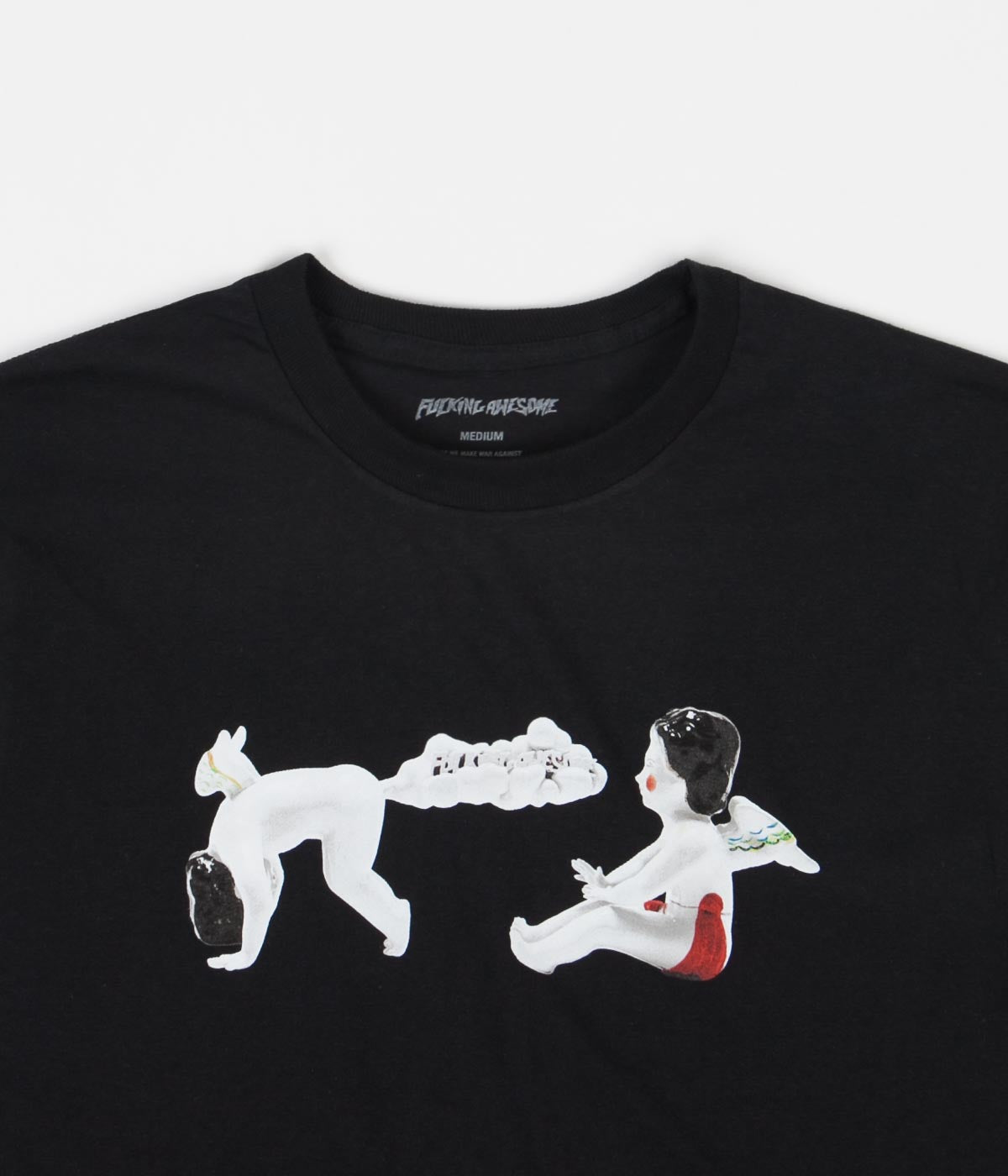 Fucking Awesome Cherub Fart Tee BLACK