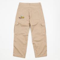 Fucking Awesome Contacts Baggy Cargo Pants in Khaki thumbnail
