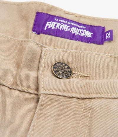 Fucking Awesome Contacts Baggy Cargo Pants in Khaki