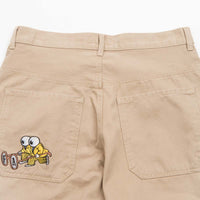 Fucking Awesome Contacts Baggy Cargo Pants in Khaki thumbnail
