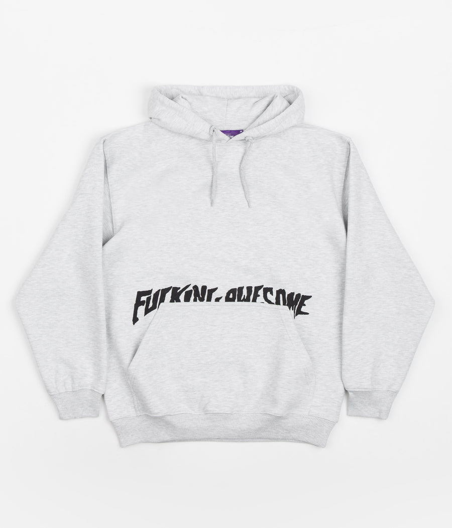 Fucking Awesome Cut Off Hoodie - Heather Grey