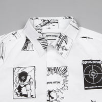 Fucking Awesome Cut Outs Dress Shirt - White / Black thumbnail