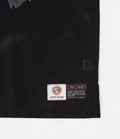 Fucking Awesome Dogs Football Jersey - Black
