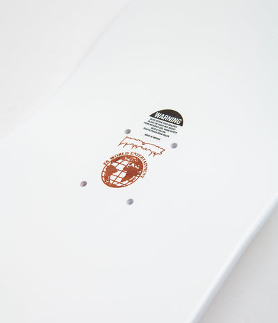 Fucking Awesome Dylan Dip Deck - White - 8.5"