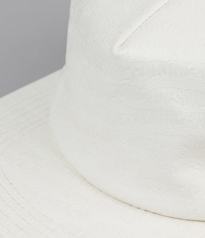 Fucking Awesome Embossed Leather Cap - White