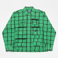Fucking Awesome Fisherman's Flannel Shirt - Green / Black thumbnail