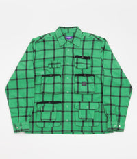 Fucking Awesome Fisherman's Flannel Shirt - Green / Black