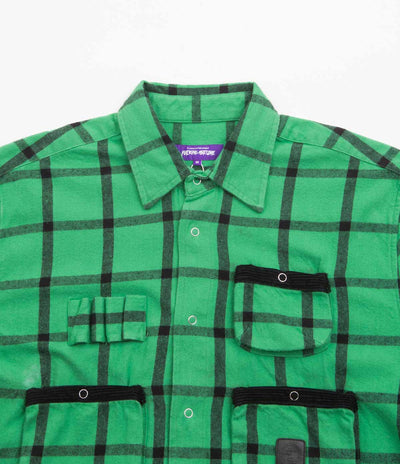 Fucking Awesome Fisherman's Flannel Shirt - Green / Black