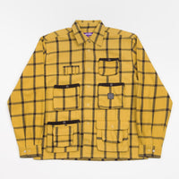 Fucking Awesome Fisherman's Flannel Shirt - Yellow / Black thumbnail