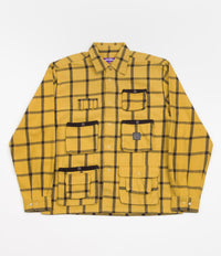 Fucking Awesome Fisherman's Flannel Shirt - Yellow / Black