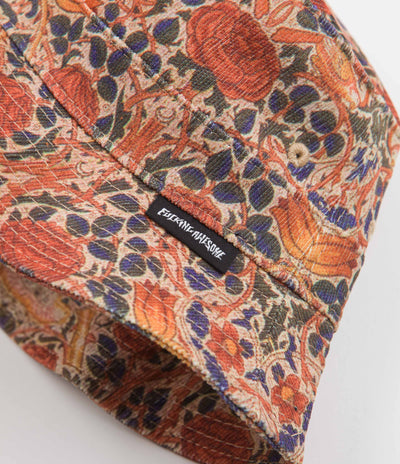 Fucking Awesome Floral Corduroy Bucket Hat - AOP