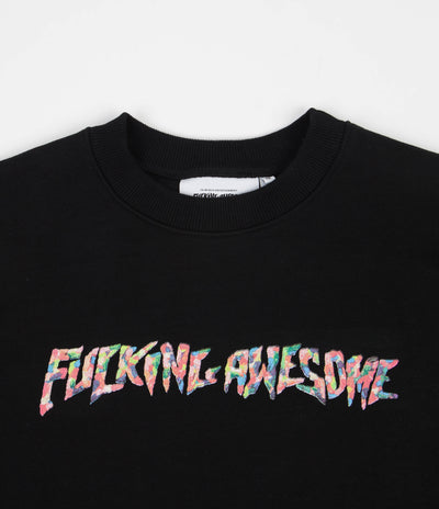 Fucking Awesome Gum Stamp Crewneck Sweatshirt - Black