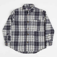 Fucking Awesome Heavy Flannel Overshirt - Navy / White thumbnail