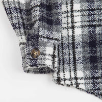 Fucking Awesome Heavy Flannel Overshirt - Navy / White thumbnail