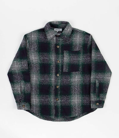 Fucking Awesome Heavy Oversized Flannel Shirt - Blue / Green
