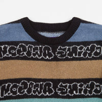 Fucking Awesome Inverted Wanto Brushed Crewneck Sweatshirt - Black / Multi thumbnail