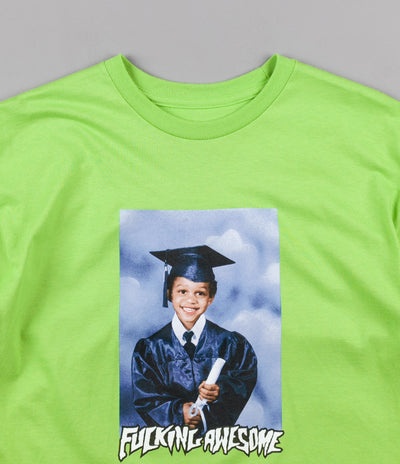 Fucking Awesome Kevin Class Photo T-Shirt - Lime