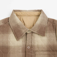 Fucking Awesome Lightweight Reversible Flannel Jacket - Tan / Brown thumbnail