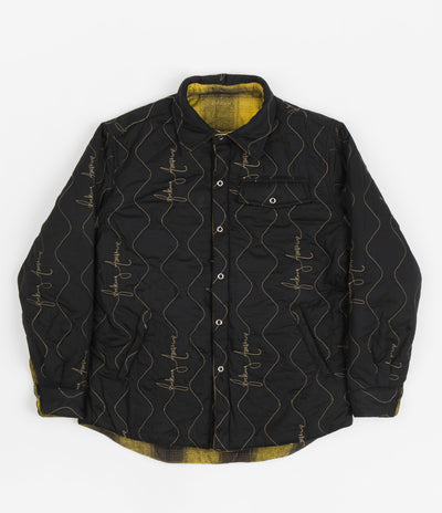 Fucking Awesome Lightweight Reversible Flannel Jacket - Yellow / Black