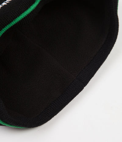 Fucking Awesome Little Stamp Stripe Beanie - Black / Green