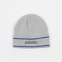 Fucking Awesome Little Stamp Stripe Beanie - Grey / Blue thumbnail