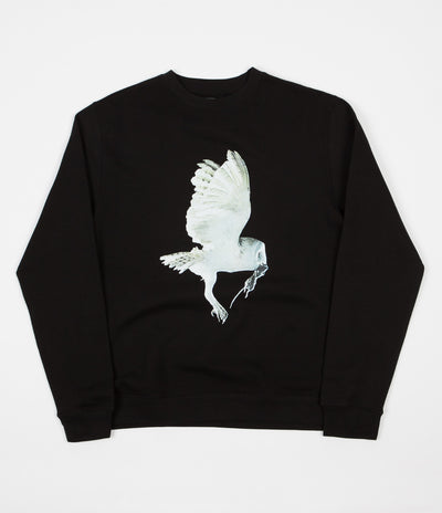 Fucking Awesome Owl Crewneck Sweatshirt - Black