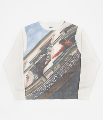 Fucking Awesome Paris Crewneck Sweatshirt - All Over Print / Ivory