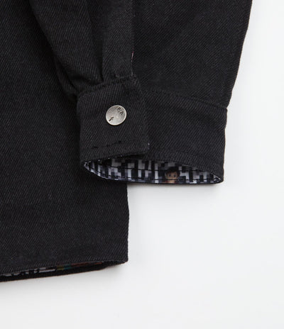 Fucking Awesome Reversible Denim Chore Jacket - Black / All Over Print