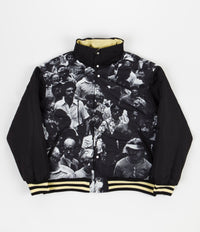 Fucking Awesome Reversible Varsity Puffer Jacket - Black / Cream 