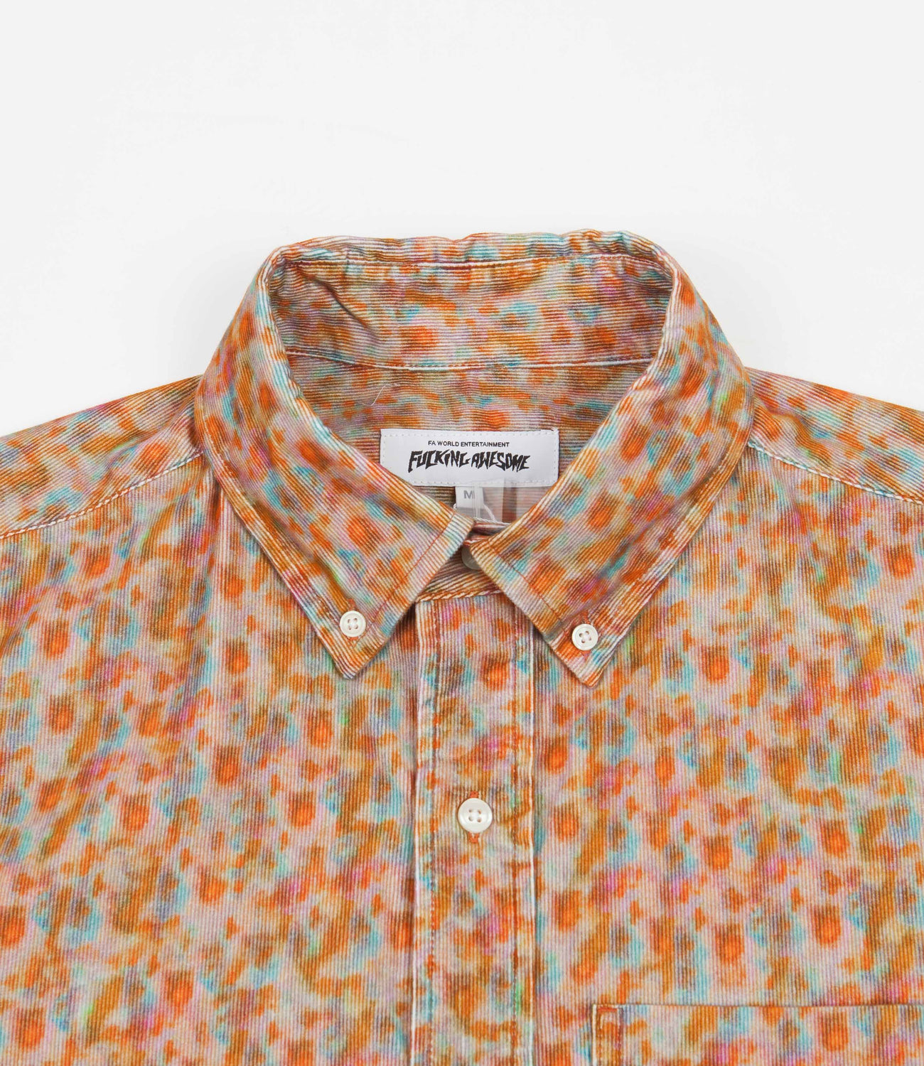 Fucking Awesome Skull Painting Corduroy Shirt - All Over
