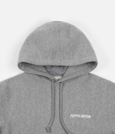 Fucking Awesome Society Hoodie - Heather Grey
