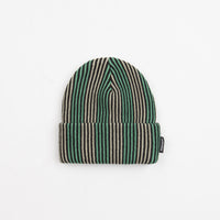 Fucking Awesome Stripe Beanie - Green / Khaki thumbnail