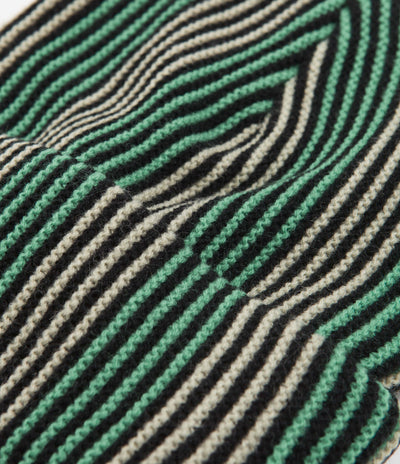Fucking Awesome Stripe Beanie - Green / Khaki