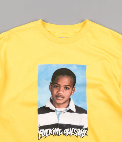 Fucking Awesome Tyshawn Class Photo T-Shirt - Yellow